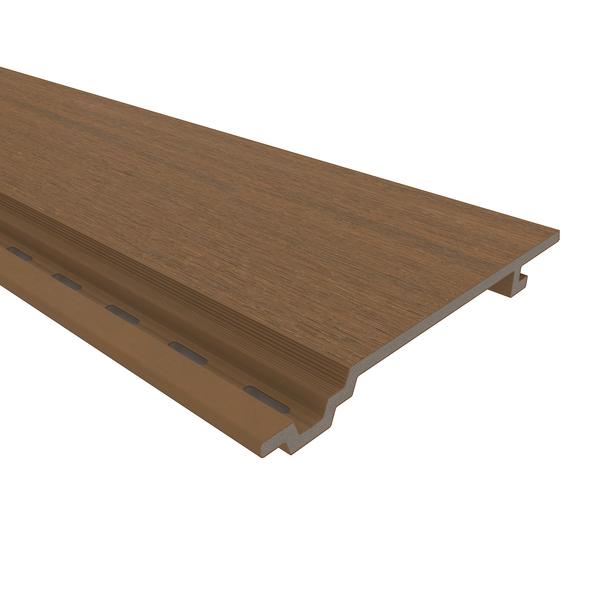 NewTechWood HKC gevelbekleding vlak Teak - 1.9 x 18.8 x 300 cm - Afbeelding 1